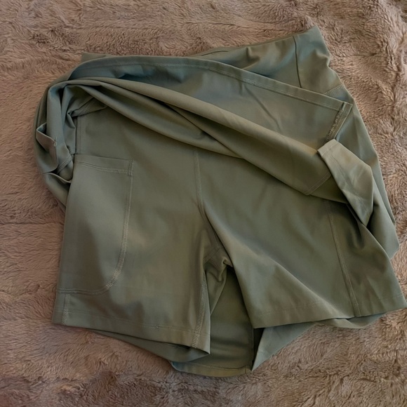 Skort: Extra High-Waisted PowerSoft Skort for Women with built in pockets - Picture 5 of 9